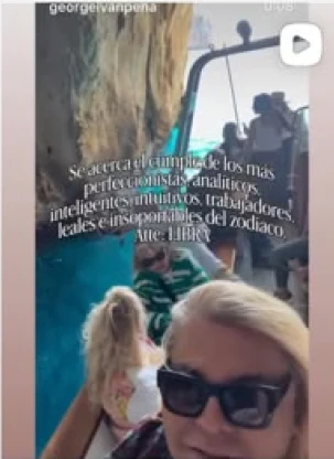 Reel: George on a boat trip along the coast